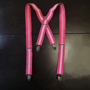 Pink and Black (2 different) suspenders